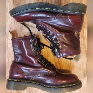 Dr. Marten Oxblood Leather Boots